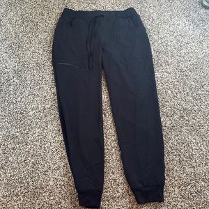Black jogger scrub pants. Heart soul brand